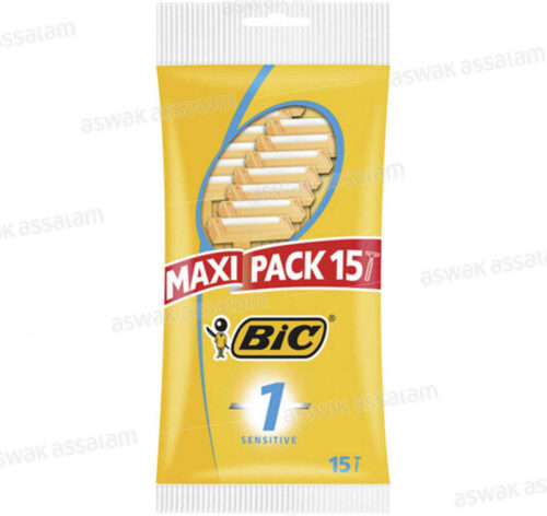 RASOIR 1 LAME SENSITIVE 15 UNITES BIC