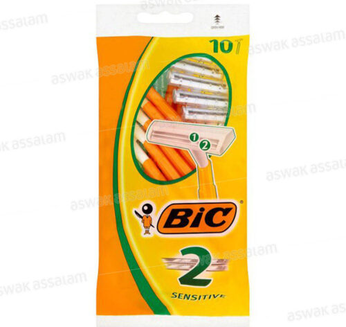 RASOIR 2 LAMES SENSITIVE 10 UNITES BIC
