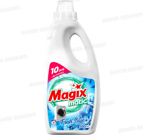 LESSIVE LIQUIDE FRESH BLUE 500ML MAGIX