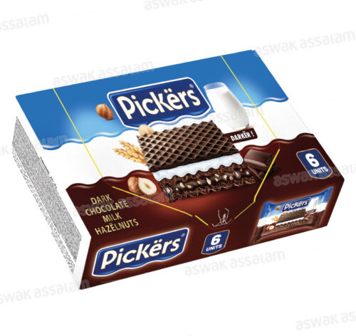 GAUFRETTES DARKER PACK 6*25G PICKERS
