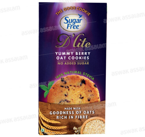 COOKIES A L’AVOINE SANS SUCRE YUMMY BERRY 150G D’LITE