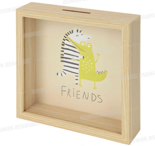 CADRE PHOTO TIRELIRE 20*20*5CM