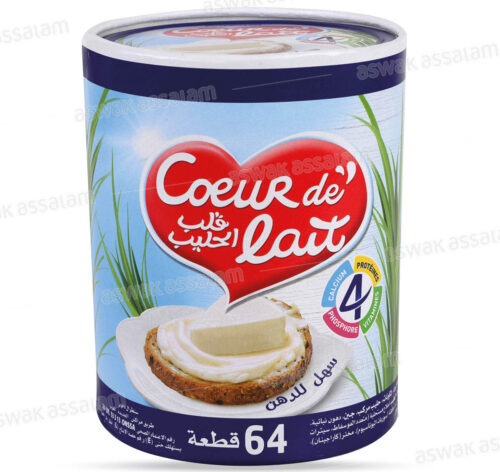 FROMAGE FONDU 64 PORTIONS COEUR DE LAIT