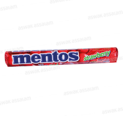 BONBONS FRAISE 38G MENTOS