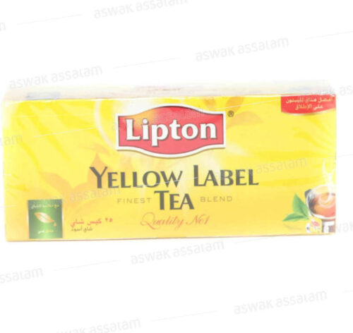 LIPTON THE NOIR 25 SACHETS