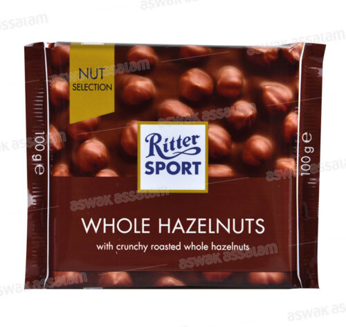 CHOCOLAT NOISETTES ENTIERES 100G RITTER SPORT