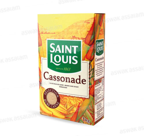 SUCRE ROUX CASSONADE 1KG SAINT LOUIS
