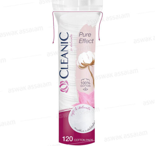 COTONS DISQUES PURE EFFECT 120 UNITES CLEANIC