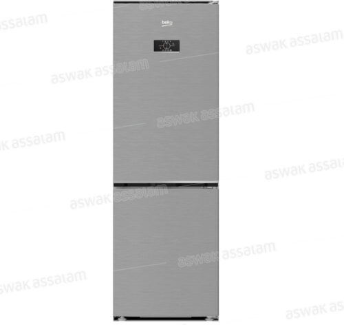 REFRIGERATEUR COMBINE 300L SILVER A++ B3RCNA400HSX BEKO
