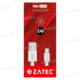 CABLE TYPE C USB 1M BLANC Z-26 1M/ C Z-29 ZATEC