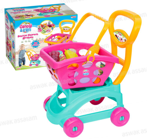 CHARIOT DE COURSES AVEC ACCESSOIRES POUR ENFANT