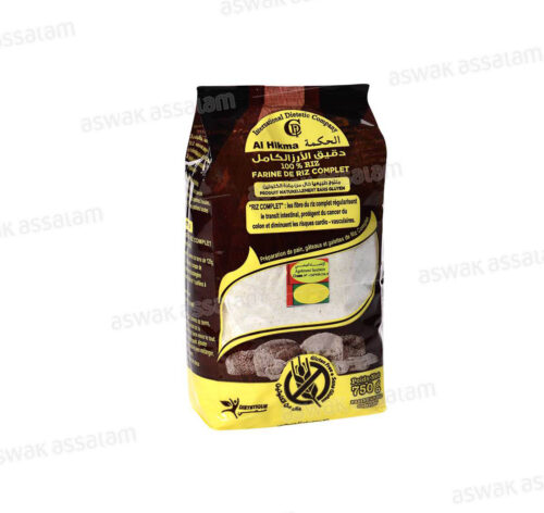 FARINE DE RIZ COMPLET 750G AL HIKMA