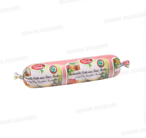 MORTADELLE FINES HERBES 380G DINDY