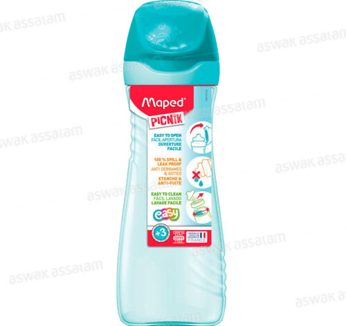 GOURDE 580ML TURQUOISE MAPED PICNIK