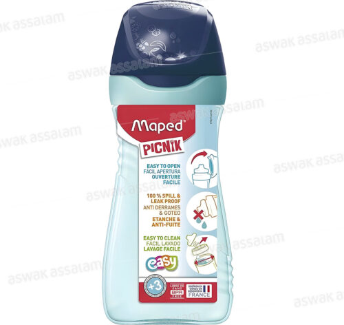 GOURDE 430ML BLEUE MAPED PICNIK