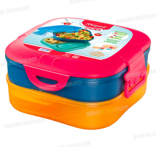 LUNCH BOX 3 EN 1 ROSE MAPED