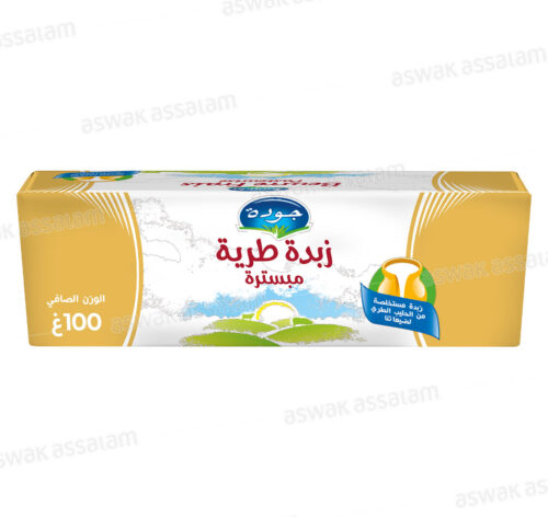 BEURRE FRAIS PASTEURISE PLAQUETTE 100G JAOUDA