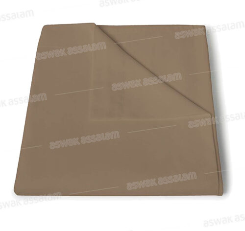 DRAP PLAT COTONELLE 180*270CM TAUPE RICHBOND