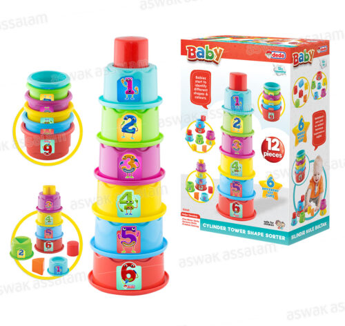 TOUR D’EMPILAGE EDUCATIVE 12 PIECES