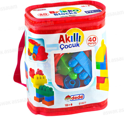 BLOCS DE CONSTRUCTION COLORES 40 PIECES SMART KIDS