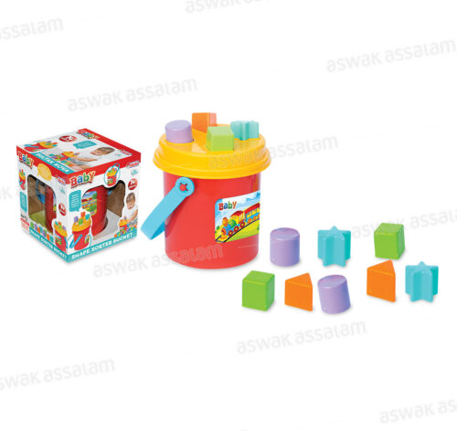 SEAU TRIEUR DE FORMES 14 PIECES