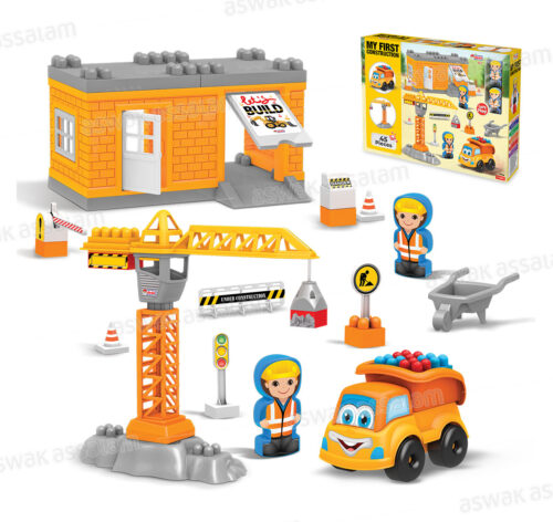 CHANTIER DE CONSTRUCTION A ASSEMBLER 43 PIECES