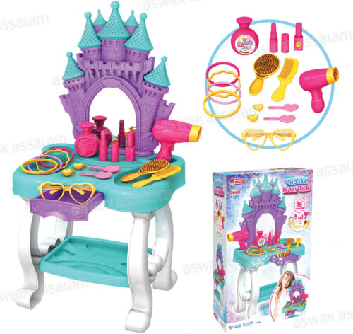 COIFFEUSE PRINCESSE CHATEAU 15 ACCESSOIRES