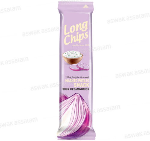 CHIPS LONGUES SAVEUR CREME AIGRE ET OIGNON 75G LONG CHIPS