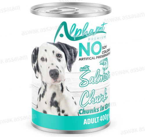 BOUCHEES SAUMON POUR CHIEN ADULTE 400G ALPHAPET