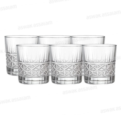 6 VERRES A EAU FORME BASSE