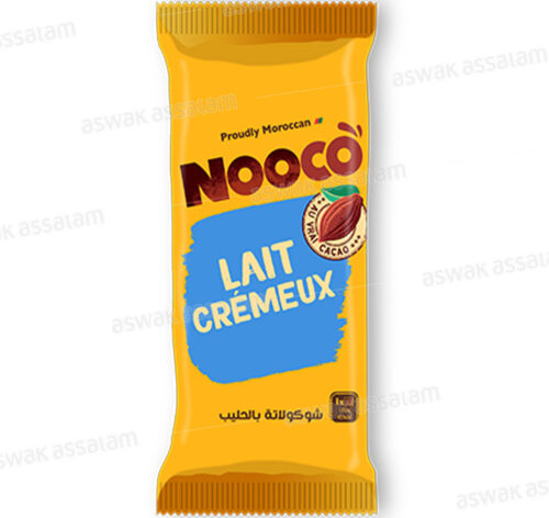 CHOCOLAT LAIT CREMEUX 9G NOOCO