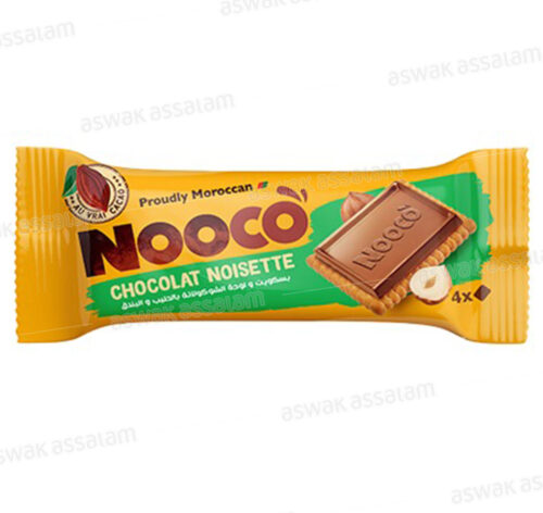 BISCUIT & TABLETTE CHOCOLAT NOISETTE 52G NOOCO