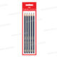 5 CRAYONS NOIRS HB FABER-CASTELL