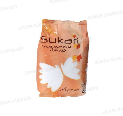 SUCRE CRISTALLISE 1KG SUKARI