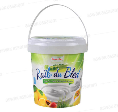 YAOURT AROME CITRON + FRUITS TROPICAUX RAIB DU BLED 900G FROMITAL