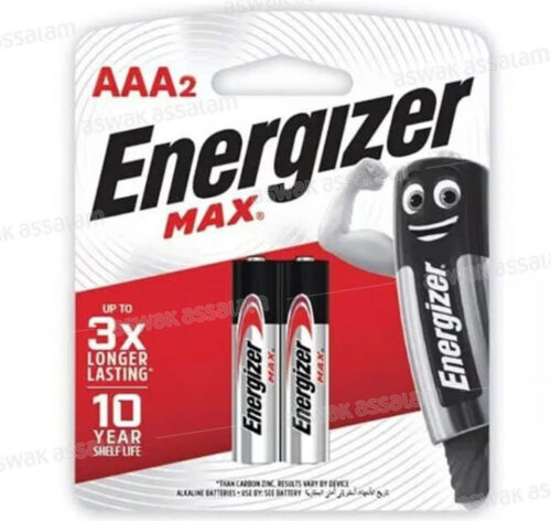 2 PILES ALCALINES MAX AAA2 ENERGIZER