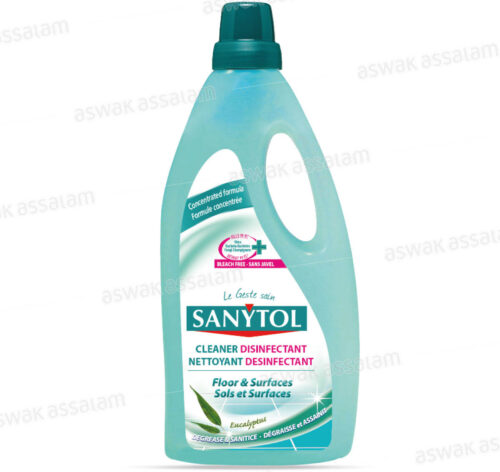 NETTOYANT DESINFECTANT EUCALYPTUS POUR SOLS ET SURFACES SANYTOL