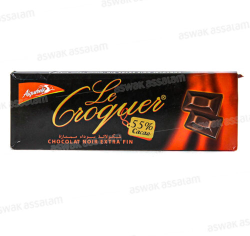 CHOCOLAT TABLETTE LE CROQUER NOIR 300G AIGUEBELLE