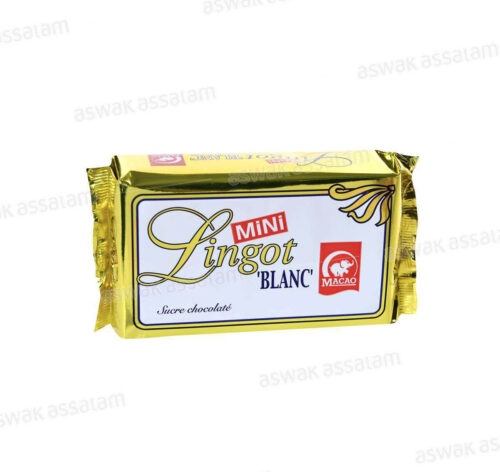 MINI LINGOT BLANC SUCRE CHOCOLATE 450G MACAO
