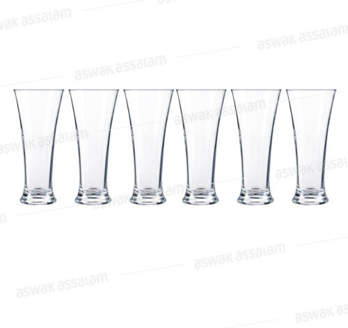 LOT DE 6 VERRES A JUS 380 ML
