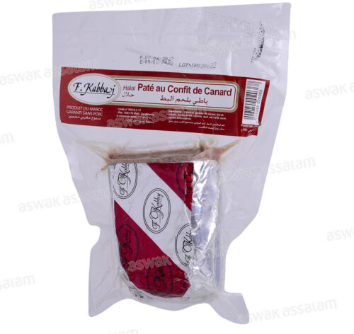 PATE AU CONFIT DE CANARD 240G F.KABBAJ