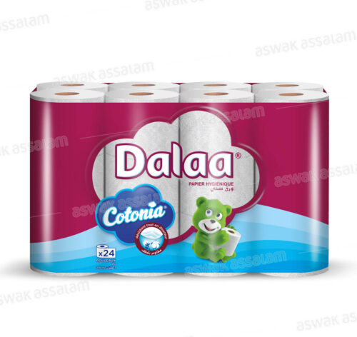 PAPIER HYGIENIQUE 24 ROULEAUX DALAA