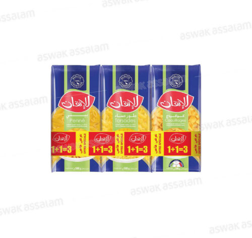 LOT DE 3 PATES COURTES 500G ALITKANE (2 ACHETES = 1 GRATUIT)