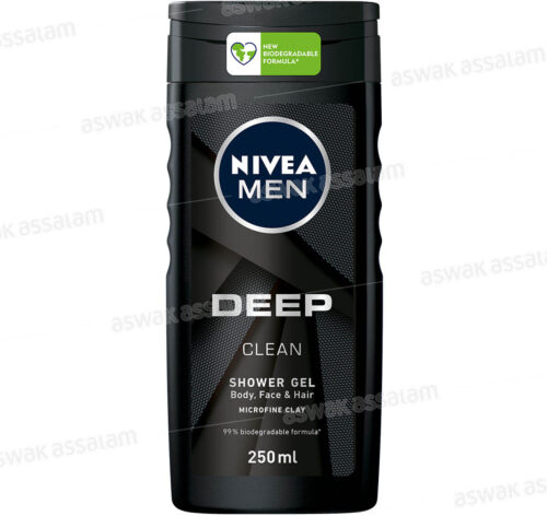 GEL DOUCHE DEEP CLEAN 250ML NIVEA MEN
