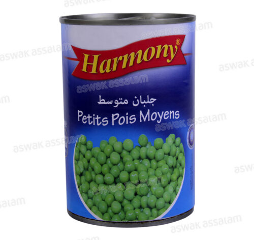 PETITS POIS MOYENS 425G HARMONY