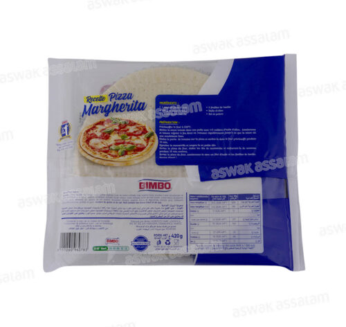 PATE A PIZZA RONDE NATURE 3 UNITES 420G BIMBO