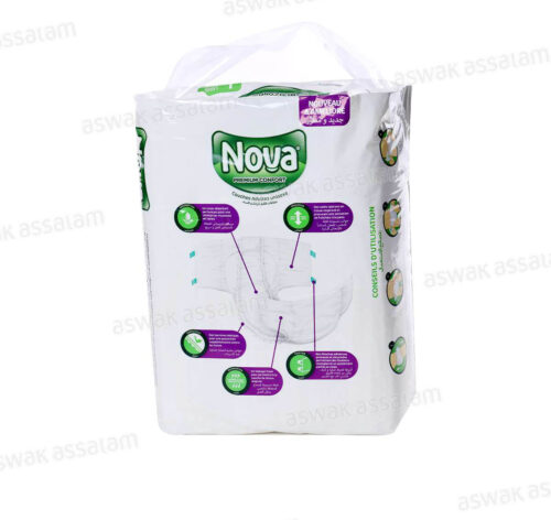 COUCHES ADULTES TAILLE LARGE 10 UNITES PREMIUM CONFORT NOVA