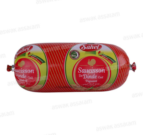 SAUCISSON DE DINDE PIQUANT 600G SAHEL
