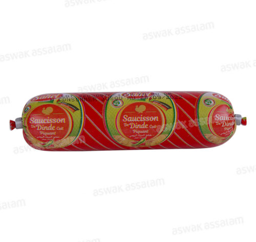 SAUCISSON DE DINDE PIQUANT 90G SAHEL