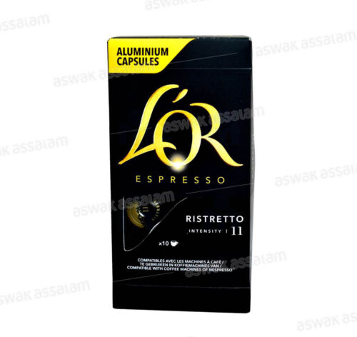 CAFE 10 CAPSULES N°11 RISTRETO L’OR